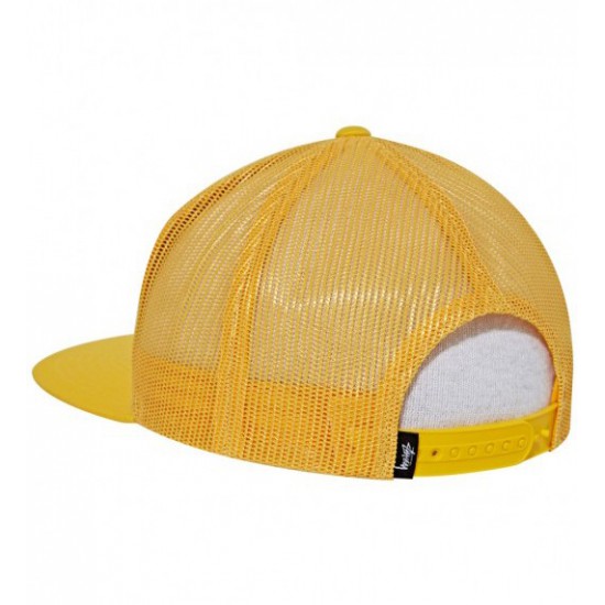 Crossbones Trucker Cap Yellow