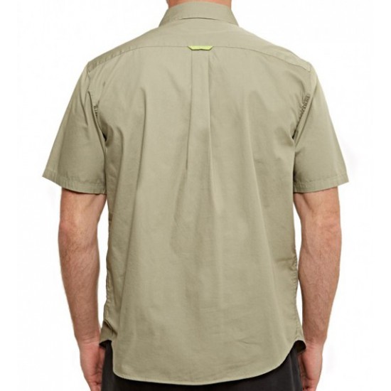 Contrast Pocket Shirt Khaki