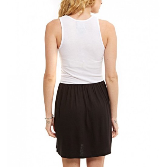 Boy Beater Dress White