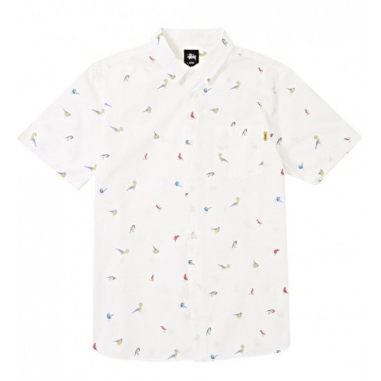 Birds Shirt Off White