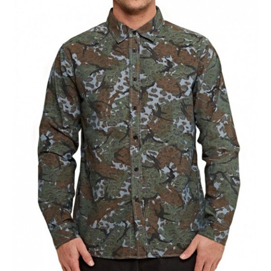 Cheetah Camo Shirt Navy