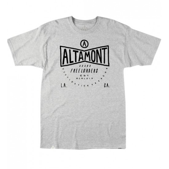 Free Destination Tee Grey Heather