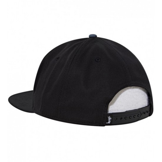 2 Tone Arch Cap Black