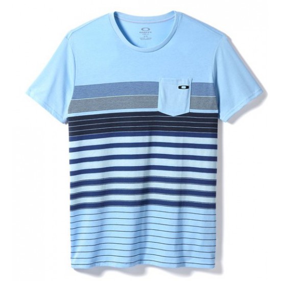 Pocket Stripe Tee Oxford Blue