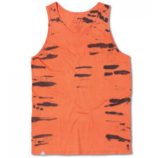 Tiger Stripe Tank Orange