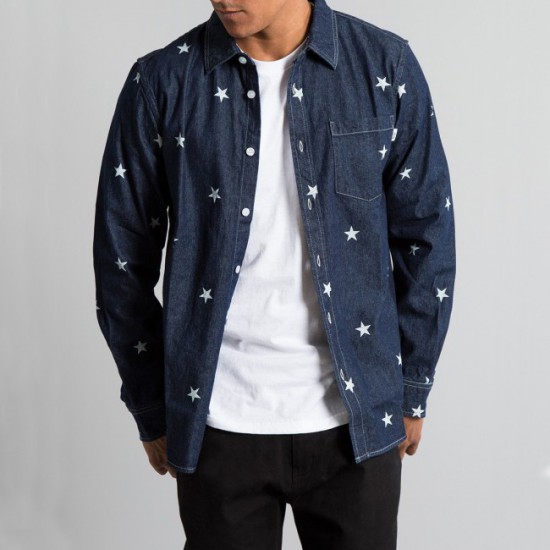 Big Stars Shirt Indigo