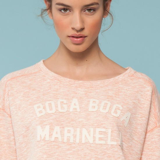 Boga Boga Sweatshirt Salmon Heather