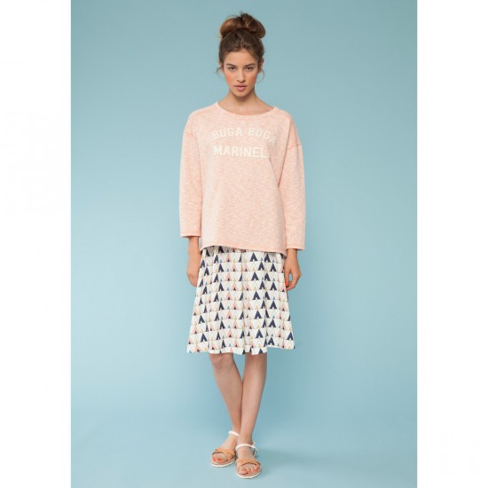 Boga Boga Sweatshirt Salmon Heather