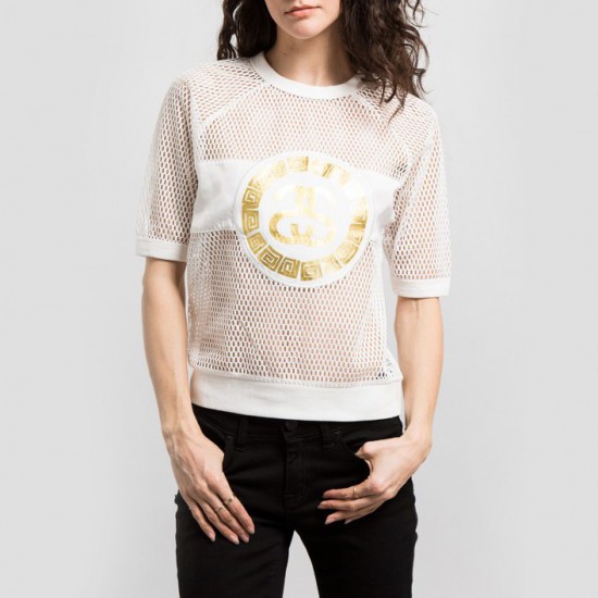 Mesh Sweatshirt White