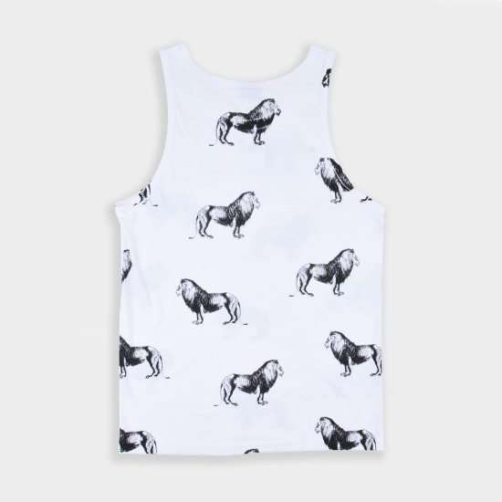 Lions Tank White