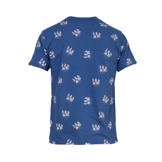 Camping T-Shirt Blue