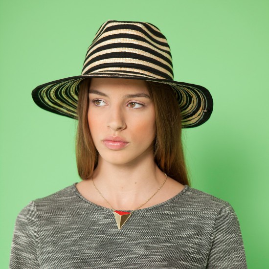 Teguise Hat Natural Black