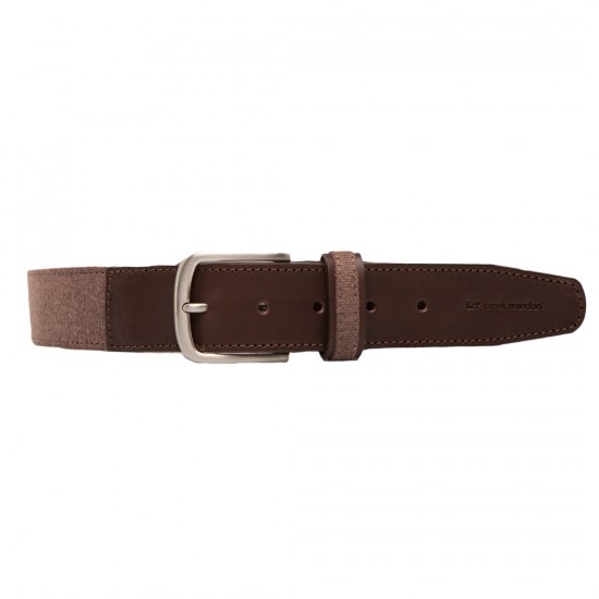 Gredos Canvas Belt Choco