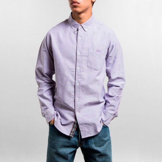 Bad Boy Oxford Shirt Purple