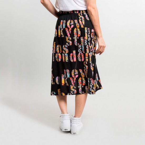 Jungle City Skirt Black