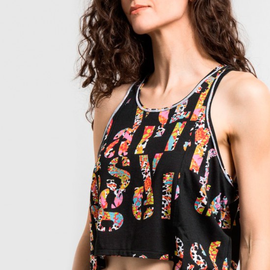 Jungle City Half Top Black