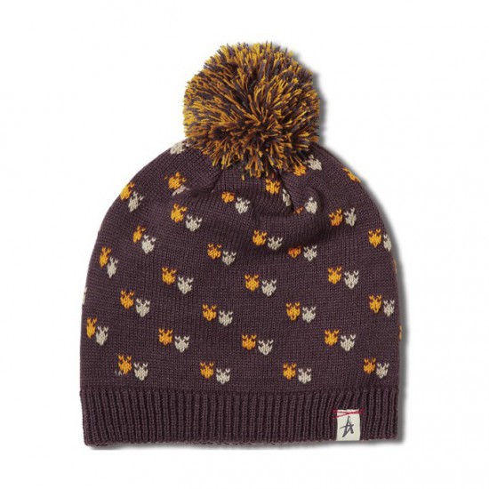 Kapelle Pom Beanie Oxblood