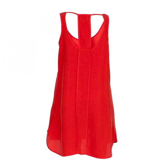 Donibane Dress Red