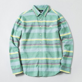 Big Stripe Shirt Green