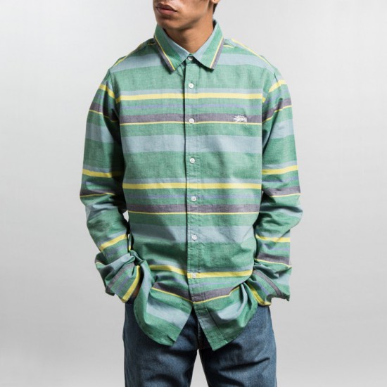 Big Stripe Shirt Green