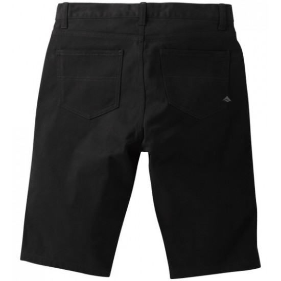 HSU Twill Short Black Wash