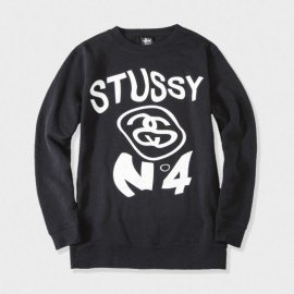 Stüssy Nº4 Warp Crew Black