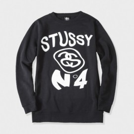 Online Stüssy men's clothing | Stussy Shadow App. Crew Black
