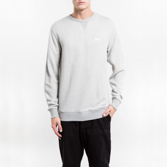 Big Loop L/S Crew Grey