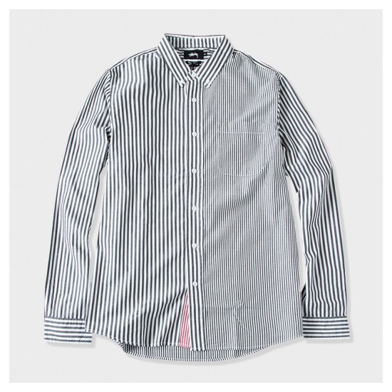 Multi Stripe Shirt Black