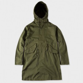 Hooded Military Jacket 