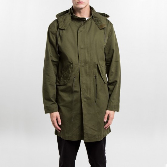 Hooded Military Jacket 