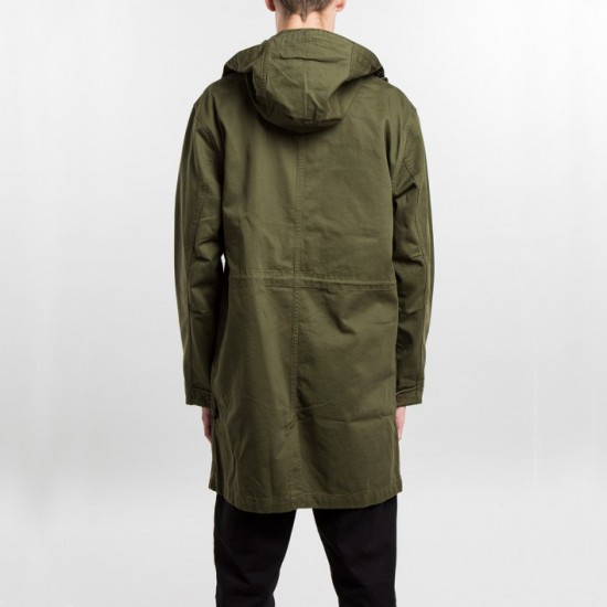 Hooded Military Jacket 