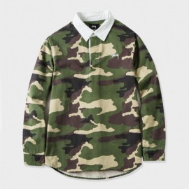 Twill Rugby Shirt Camo