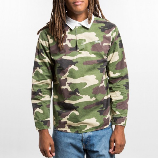 Twill Rugby Shirt Camo