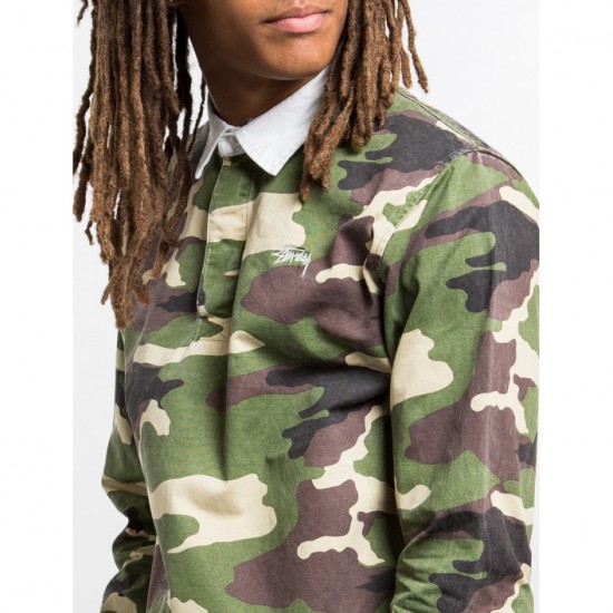 Twill Rugby Shirt Camo