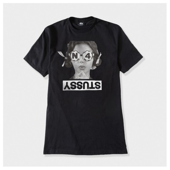 Nº4 Glasses Tee Black