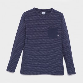 Martxelo T-Shirt Navy Ecru