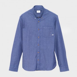 Broome Shirt L/S Dot Blue