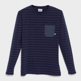 Kaia Stretch L/S T-Shirt Navy Blue