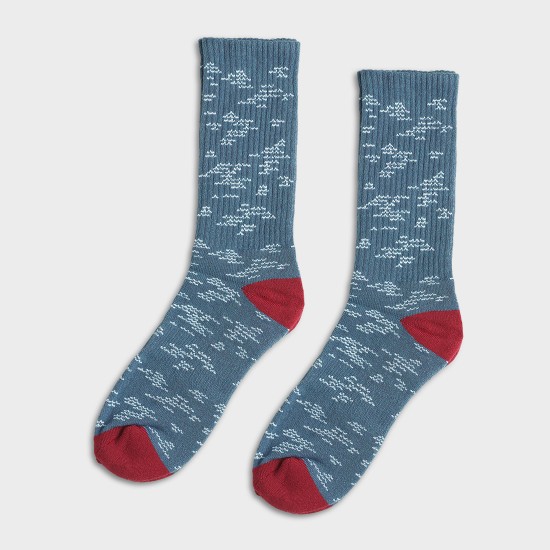 Wavy Socks Blue