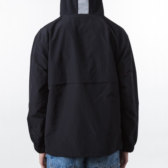 Light Nylon Full Zip Black