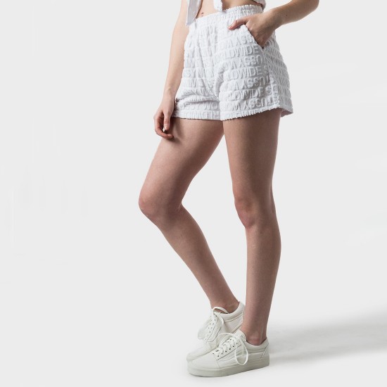 Stussy Terry Shorts White