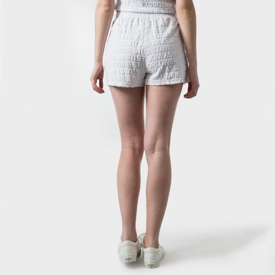 Stussy Terry Shorts White