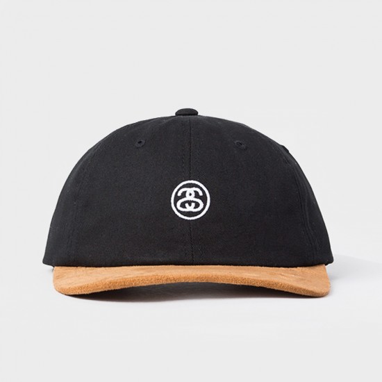 Mini SS Suede Visor Cap Black