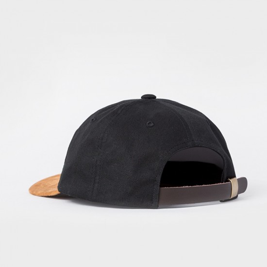 Mini SS Suede Visor Cap Black