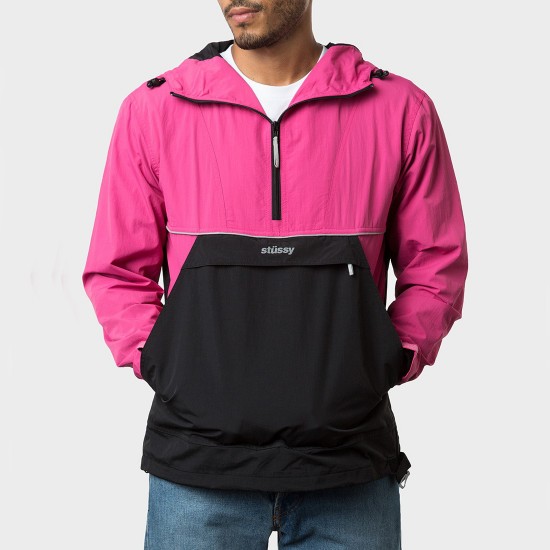 Reflective Sports Pullover Berry