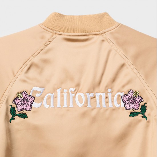 California Satin Jacket Gold