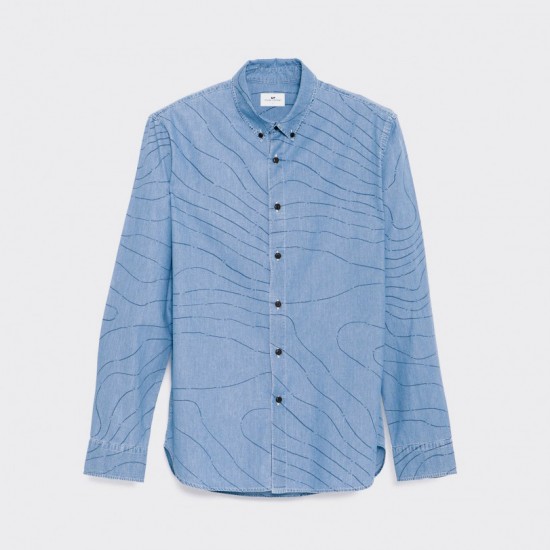 Carto L/S Shirt Indigo