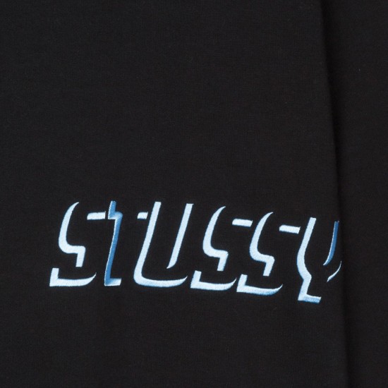 Stussy Shadow App. Crew Black