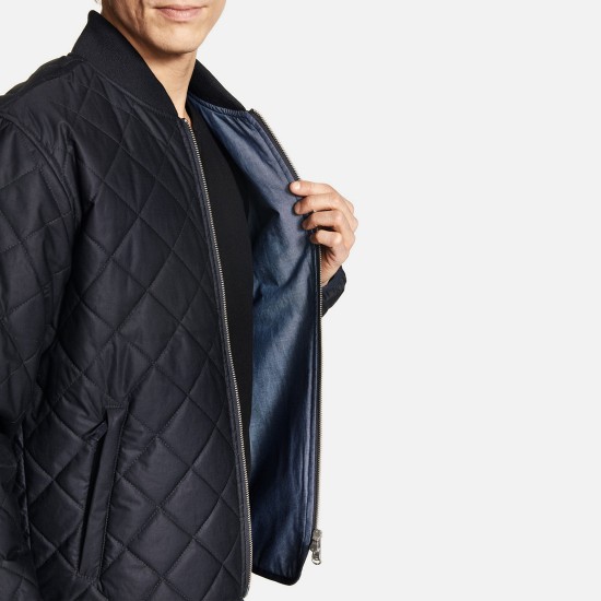 Jaqueta Quilted Navy